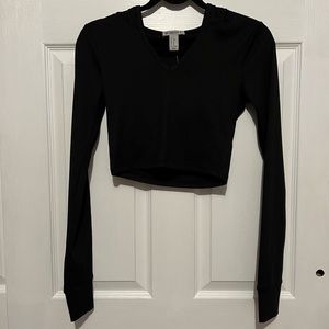 💗 *NEW* Forever 21 - Womans Ribbed Active Long Sleeve w/ Hood